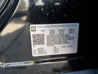 2024 GMC Terrain SLT with VIN 3GKALVEG5RL276774, listed as a Copart auction lot 50169455 with 10,409 mi miles and Salvage title. Bid and sale history available at DreamBid. Image 15.