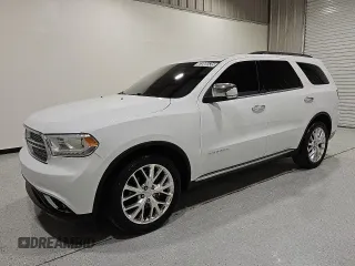 2015 Dodge Durango Citadel z VIN 1C4RDHEG2FC120017, wystawiony jako Copart lot #63005535 z przebiegiem 137 637 mil mil oraz Czysty tytuł • Clean title. Historia ofert i sprzedaży dostępna na DreamBid. Obrazek 1.