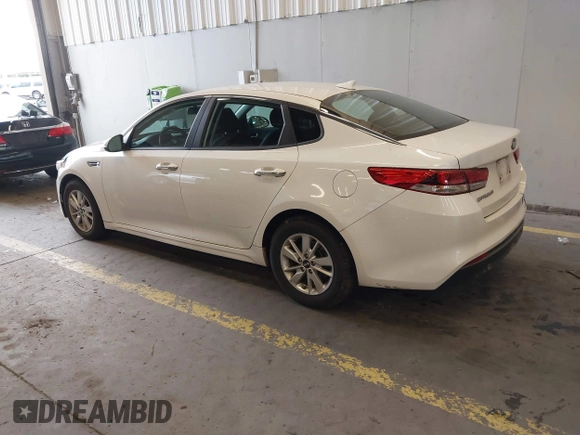 2016 Kia Optima LX with VIN KNAGT4L39G5074319, listed as a IAAI auction lot 41827438 with 51,373 mi miles. Bid and sale history available at carsss.com. Image 3.