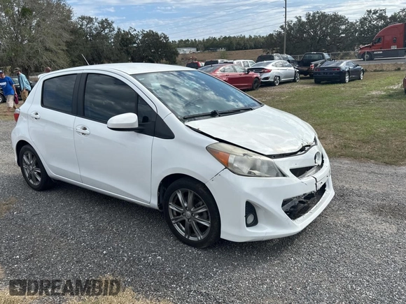 2012 Toyota Yaris L with VIN JTDKTUD36CD523080, listed as a Copart auction lot 86867464 with 134,041 mi miles and Clean Title. Bid and sale history available at carsss.com. Image 1.