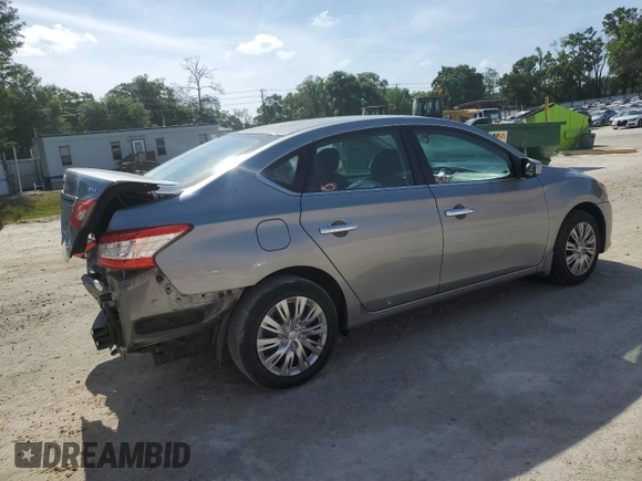 2014 Nissan Sentra SV with VIN 3N1AB7AP9EY249402, listed as a Copart auction lot 53676285 with 165,755 mi miles and Salvage Title. Bid and sale history available at DreamBid. Image 3.