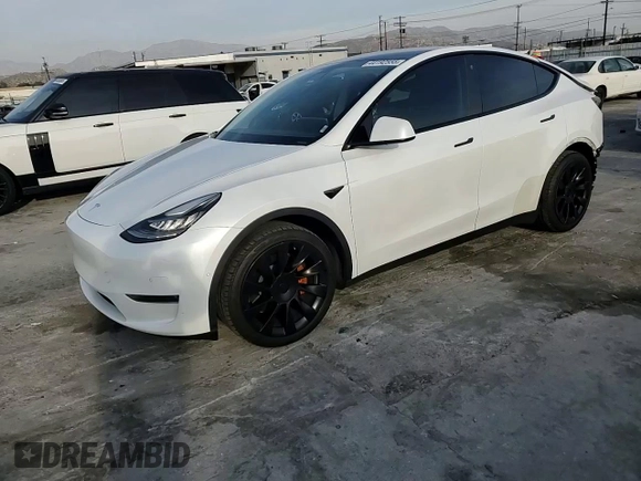 2021 Tesla Model Y Long Range z VIN 5YJYGDEE7MF090698, wystawiony jako Copart lot #44192555 z przebiegiem 78 907 mil mil oraz Szkoda całkowita • Salvage title. Historia ofert i sprzedaży dostępna na DreamBid. Obrazek 11.