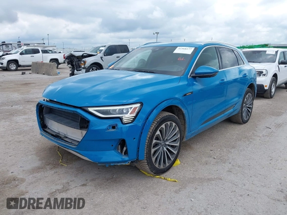2019 Audi e-tron Prestige with VIN WA1VAAGE7KB005479, listed as a IAAI auction lot 42368177 with 30,736 mi miles and . Bid and sale history available at DreamBid. Image 19.