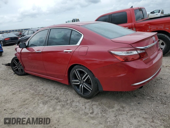 2016 Honda Accord Sport with VIN 1HGCR2F58GA187950, listed as a Copart auction lot 55161315 with 115,860 mi miles and Salvage title. Bid and sale history available at DreamBid. Image 2.