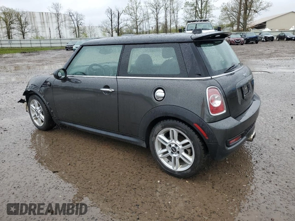 2013 MINI Hardtop S with VIN WMWSV3C50DT477984, listed as a Copart auction lot 56190855 with 98,878 mi miles and Salvage Title. Bid and sale history available at DreamBid. Image 2.
