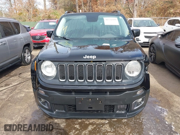 2015 Jeep Renegade Latitude with VIN ZACCJBBH2FPC25869, listed as a IAAI auction lot 40734359 with 128,475 mi miles. Bid and sale history available at carsss.com. Image 12.