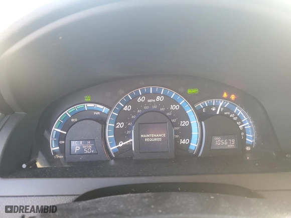2014 Toyota Camry Hybrid LE with VIN 4T1BD1FK5EU127639, listed as a Copart auction lot 89308455 with 105,679 mi miles and Salvage Title. Bid and sale history available at carsss.com. Image 9.