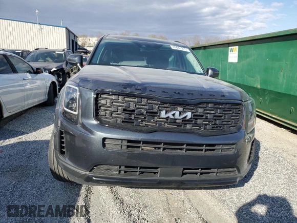 2022 Kia Telluride EX with VIN 5XYP3DHC3NG297116, listed as a Copart auction lot 55829925 with 39,642 mi miles and Salvage Title. Bid and sale history available at carsss.com. Image 5.