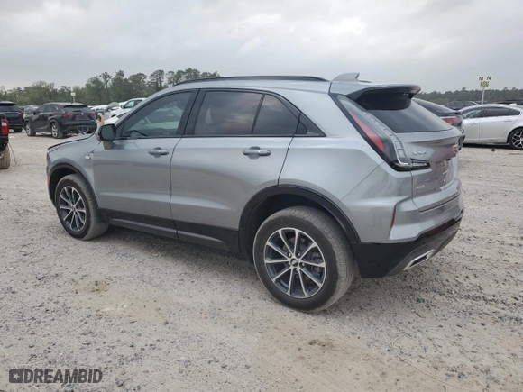 2025 Cadillac XT4 AWD Sport with VIN 1GYFZFR48SF115822, listed as a Copart auction lot 51958885 with 6,635 mi miles and Salvage Title. Bid and sale history available at carsss.com. Image 2.