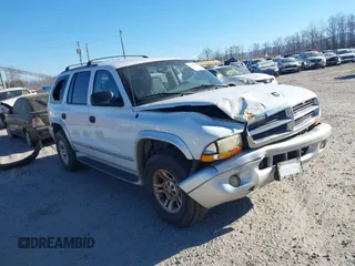 2002 Dodge Durango z VIN 1B8HS58Z82F173144, wystawiony jako IAAI lot #41691962 z przebiegiem 212 047 mil mil oraz . Historia ofert i sprzedaży dostępna na DreamBid. Obrazek 1.