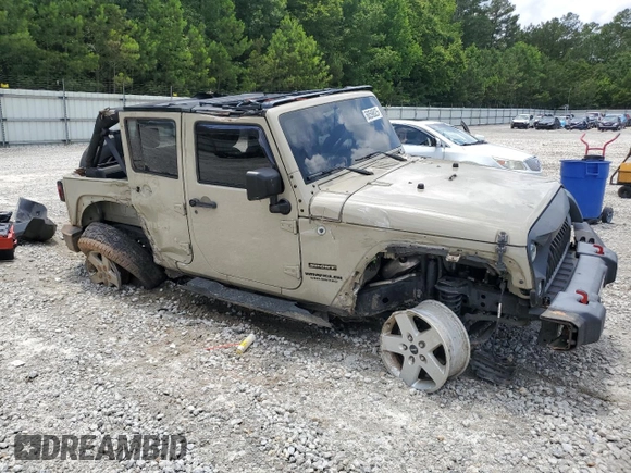 2017 Jeep Wrangler Unlimited Sport with VIN 1C4BJWDG3HL570469, listed as a Copart auction lot 60598025 with 83,261 mi miles and Salvage title. Bid and sale history available at DreamBid. Image 4.