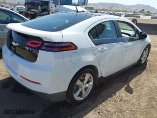 2012 Chevrolet Volt with VIN 1G1RA6E41CU113125, listed as a IAAI auction lot 41688308 with 1 mi miles. Bid and sale history available at carsss.com. Image 4.