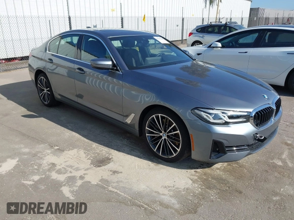 2021 BMW 5 Series 530e with VIN WBA13AG08MCG67152, listed as a IAAI auction lot 42619409 with 42,705 mi miles and . Bid and sale history available at DreamBid. Image 1.