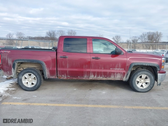 2014 Chevrolet Silverado 1500 LT with VIN 3GCUKRECXEG454259, listed as a IAAI auction lot 41300279 with 152,701 mi miles. Bid and sale history available at carsss.com. Image 13.