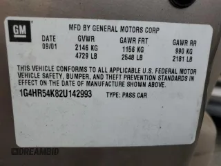 2002 Buick LeSabre Limited with VIN 1G4HR54K82U142993, listed as a Copart auction lot 52621485 with 130,860 mi miles and Salvage Title. Bid and sale history available at carsss.com. Image 13.