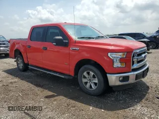 2015 Ford F-150 XL with VIN 1FTEW1CG6FKF15424, listed as a Copart auction lot 54177965 with 64,819 mi miles and Salvage Title. Bid and sale history available at DreamBid. Image 4.