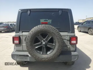 2020 Jeep Wrangler Unlimited Willys with VIN 1C4HJXDN3LW117023, listed as a Copart auction lot 43269955 with 44,182 mi miles and Salvage title. Bid and sale history available at DreamBid. Image 6.