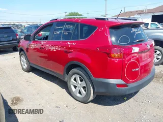 2013 Toyota RAV4 XLE with VIN JTMRFREV5D5010594, listed as a IAAI auction lot 42681284 with 131,898 mi miles and . Bid and sale history available at DreamBid. Image 2.