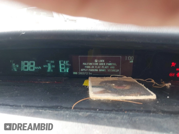 2011 Toyota Prius I with VIN JTDKN3DU7B0324722, listed as a IAAI auction lot 41841434 with 202,721 mi miles. Bid and sale history available at carsss.com. Image 7.