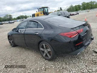 2021 Mercedes-Benz CLA 250 with VIN W1K5J4HB6MN149186, listed as a Copart auction lot 57349855 with 23,200 mi miles and Salvage title. Bid and sale history available at DreamBid. Image 2.