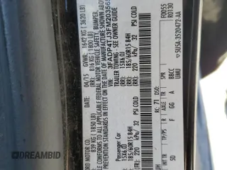 2015 Ford Fiesta S with VIN 3FADP4TJ3FM203565, listed as a Copart auction lot 44848885 with 122,248 mi miles and Salvage title. Bid and sale history available at DreamBid. Image 12.