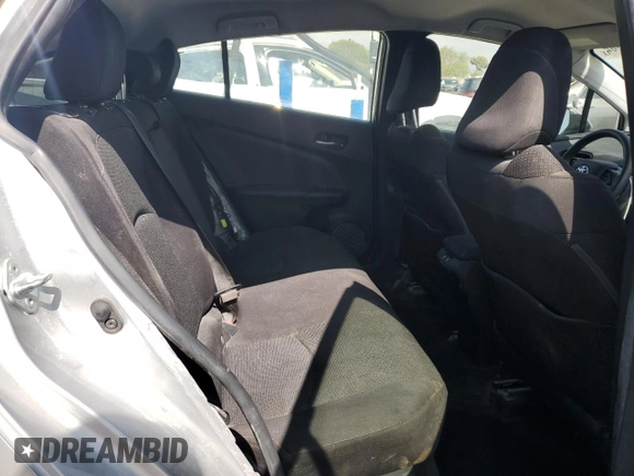2021 Toyota Prius L Eco with VIN JTDKAMFU8M3145511, listed as a Copart auction lot 55166085 with 14,846 mi miles and Salvage Title. Bid and sale history available at DreamBid. Image 11.