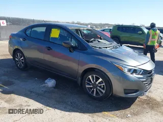 2024 Nissan Versa S with VIN 3N1CN8DV9RL866785, listed as a IAAI auction lot 41774980 with 10,681 mi miles. Bid and sale history available at carsss.com. Image 1.