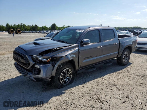 2022 Toyota Tacoma SR z VIN 3TYCZ5AN8NT076536, wystawiony jako Copart lot #55268985 z przebiegiem 57 697 mil mil oraz Szkoda całkowita • Salvage title. Historia ofert i sprzedaży dostępna na DreamBid. Obrazek 1.