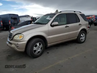 2002 Mercedes-Benz M-Class with VIN 4JGAB54E32A363452, listed as a Copart auction lot 81743994 with 147,376 mi miles and Salvage Title. Bid and sale history available at carsss.com. Image 1.