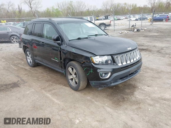 2017 Jeep Compass High Altitude with VIN 1C4NJDEB2HD128684, listed as a IAAI auction lot 42081202 with 86,932 mi miles and . Bid and sale history available at DreamBid. Image 1.