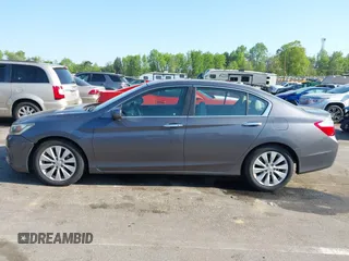 2013 Honda Accord EX-L with VIN 1HGCR2F89DA124961, listed as a IAAI auction lot 42072013 with 141,480 mi miles and . Bid and sale history available at DreamBid. Image 15.