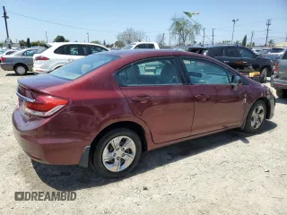 2015 Honda Civic Sedan LX with VIN 2HGFB2F56FH521068, listed as a Copart auction lot 54947195 with 166,856 mi miles and Clean Title. Bid and sale history available at carsss.com. Image 3.