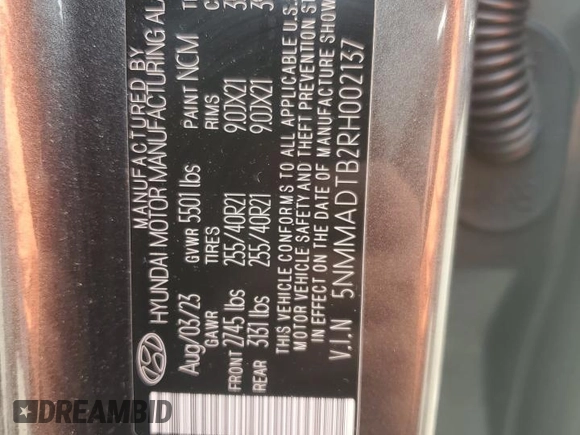 2024 Genesis GV70 2.5T z VIN 5NMMADTB2RH002137, wystawiony jako Copart lot #55901405 z przebiegiem 28 732 mil mil oraz Szkoda całkowita • Salvage title. Historia ofert i sprzedaży dostępna na DreamBid. Obrazek 13.