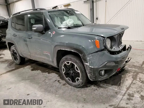2016 Jeep Renegade Trailhawk with VIN ZACCJBCT2GPC61761, listed as a Copart auction lot 45637815 with 100,055 mi miles and Salvage title. Bid and sale history available at DreamBid. Image 10.