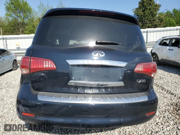 2015 Infiniti QX80 with VIN JN8AZ2NF6F9574713, listed as a Copart auction lot 52561015 with Not provided miles and Salvage title. Bid and sale history available at DreamBid. Image 6.