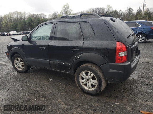 2008 Hyundai Tucson SE with VIN KM8JN72D98U848683, listed as a Copart auction lot 51710895 with 166,801 mi miles and Salvage Title. Bid and sale history available at carsss.com. Image 2.
