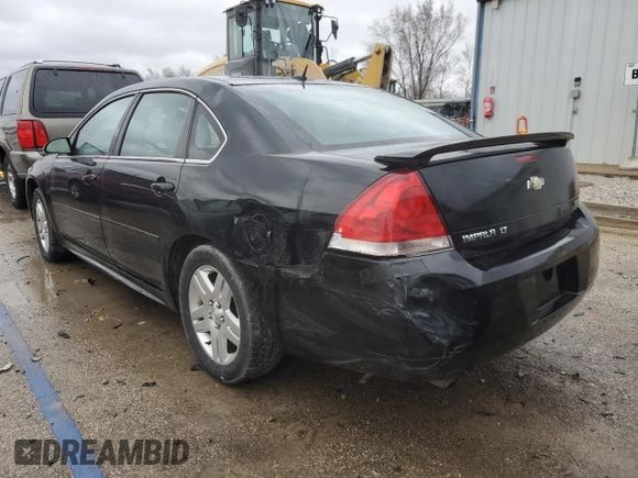 2013 Chevrolet Impala LT with VIN 2G1WB5E31D1121949, listed as a Copart auction lot 47863325 with 96,626 mi miles and Salvage Title. Bid and sale history available at DreamBid. Image 2.