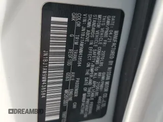 2021 Nissan Rogue S with VIN JN1BJ1AW9MW438584, listed as a Copart auction lot 52704625 with 59,338 mi miles and Salvage title. Bid and sale history available at DreamBid. Image 16.