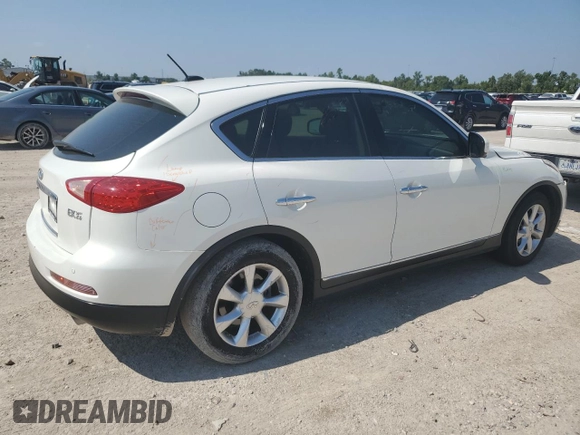 2010 Infiniti EX Journey with VIN JN1AJ0HP4AM701138, listed as a Copart auction lot 66234234 with 80,156 mi miles and Salvage Title. Bid and sale history available at carsss.com. Image 3.