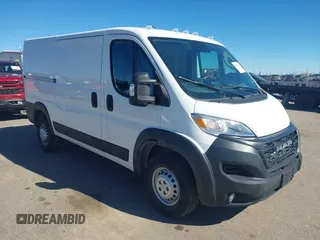 2025 Ram ProMaster Cargo Tradesman with VIN 3C6LRVVG4SE514098, listed as a IAAI auction lot 41692223 with 4,290 mi miles. Bid and sale history available at carsss.com. Image 1.