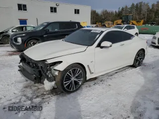 2017 Infiniti Q60 Premium with VIN JN1EV7EL2HM551721, listed as a Copart auction lot 42308115 with 142,155 mi miles and Salvage Title. Bid and sale history available at carsss.com. Image 1.