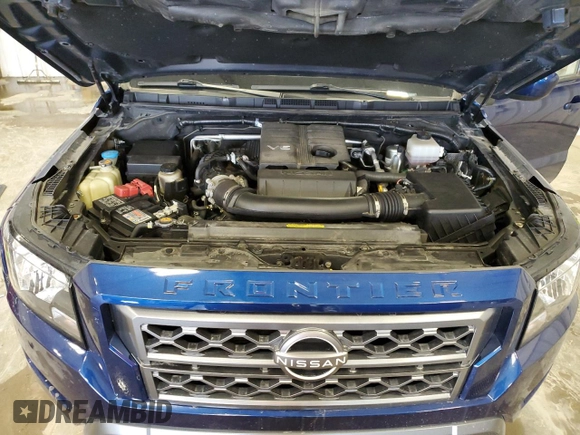 2022 Nissan Frontier SV with VIN 1N6ED1FK4NN601377, listed as a Copart auction lot 48042405 with 39,827 mi miles and Salvage Title. Bid and sale history available at carsss.com. Image 11.