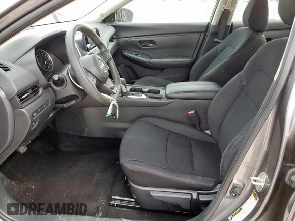 2024 Nissan Sentra S with VIN 3N1AB8BVXRY285091, listed as a Copart auction lot 57378785 with 17,943 mi miles and Salvage title. Bid and sale history available at DreamBid. Image 7.