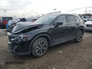 2023 Mazda CX-5 2.5 S Premium Plus Package with VIN JM3KFBEM1P0100091, listed as a Copart auction lot 43353035 with 0 mi miles and Salvage Title. Bid and sale history available at carsss.com. Image 1.