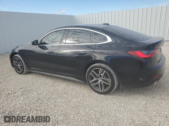 2024 BMW 4 Series 430i xDrive with VIN WBA73AV00RFT44343, listed as a Copart auction lot 87362534 with 1,346 mi miles and Salvage Title. Bid and sale history available at carsss.com. Image 2.
