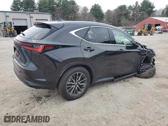 2025 Lexus NX 350 z VIN 2T2AGCEZ8SC080841, wystawiony jako Copart lot #53203235 z przebiegiem 543 mil mil oraz Szkoda całkowita • Salvage title. Historia ofert i sprzedaży dostępna na DreamBid. Obrazek 3.