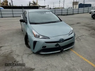 2021 Toyota Prius L Eco with VIN JTDKAMFU4M3136370, listed as a Copart auction lot 53513905 with 63,165 mi miles and Salvage title. Bid and sale history available at DreamBid. Image 14.