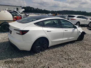 2025 Tesla Model 3 Long Range with VIN 5YJ3E1EA3SF889774, listed as a Copart auction lot 57493425 with 5,167 mi miles and Salvage title. Bid and sale history available at DreamBid. Image 3.
