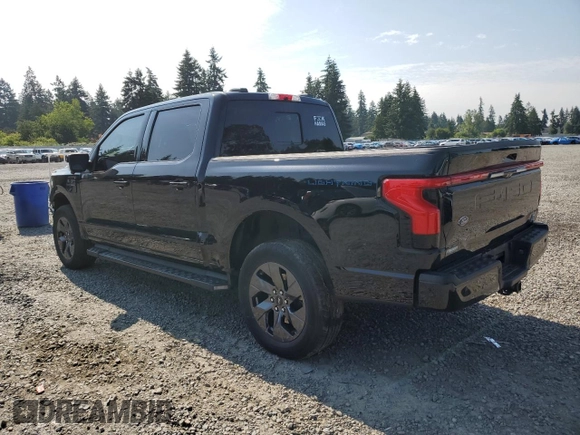 2023 Ford F-150 Lightning Pro with VIN 1FTVW1EV5PWG63666, listed as a Copart auction lot 60998415 with 35,089 mi miles and Salvage title. Bid and sale history available at DreamBid. Image 2.