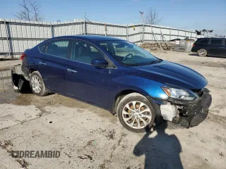 2018 Nissan Sentra SV with VIN 3N1AB7AP9JY205801, listed as a Copart auction lot 43944675 with 64,254 mi miles and Salvage Title. Bid and sale history available at carsss.com. Image 4.